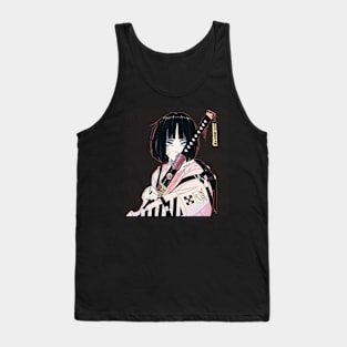 Samurai girl Tank Top